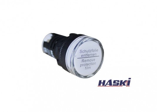 Арматура сигнальная AD-22DS (LED) d22мм белая 220В AC HASKI