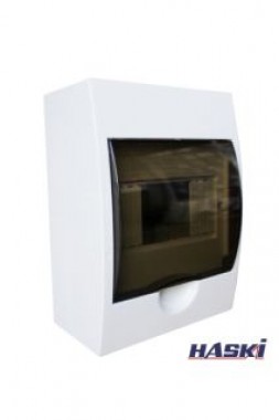 Бокс навесной пластиковый ЩРН-П 6 модулей IP30 HASKI