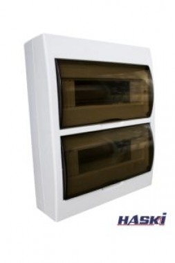 Бокс навесной пластиковый ЩРН-П 24 модулей IP30 HASKI