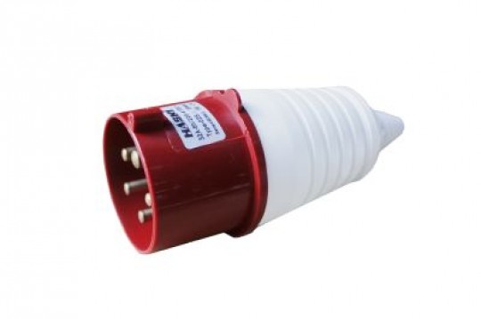 Вилка 025 3P+PE+N 32А 380В IP44 HASKI