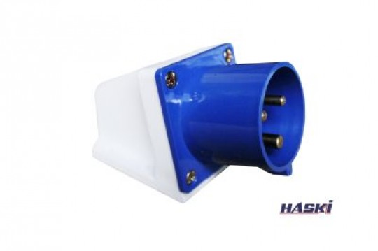 Вилка  523 стац.  2P+PE  32А  220В  IP44 HASKI