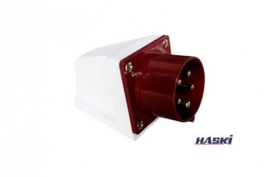 Вилка  515 стац.  3P+PE+N  16А  380В IP44 HASKI