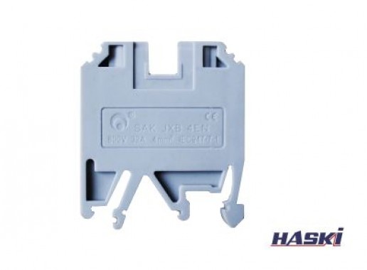 Зажим наборный  ЗНИ- 4мм2 серый HASKI