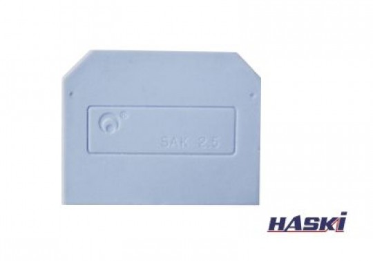 Заглушка для ЗНИ- 2,5мм2 серый HASKI