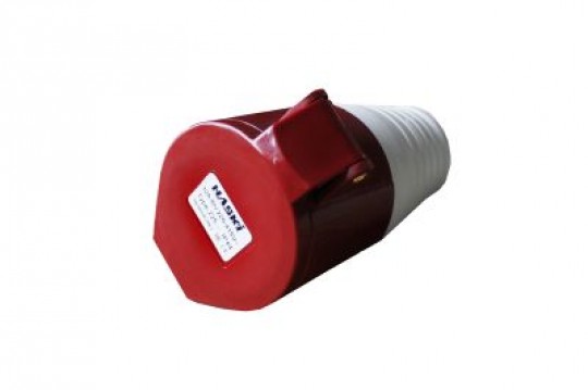 Розетка  225 переносная  3P+РE+N  32А  380В IP44 HASKI