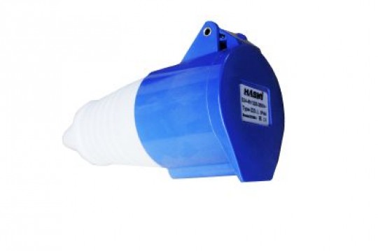 Розетка  223 переносная  2P+РE  32А  220В IP44 HASKI