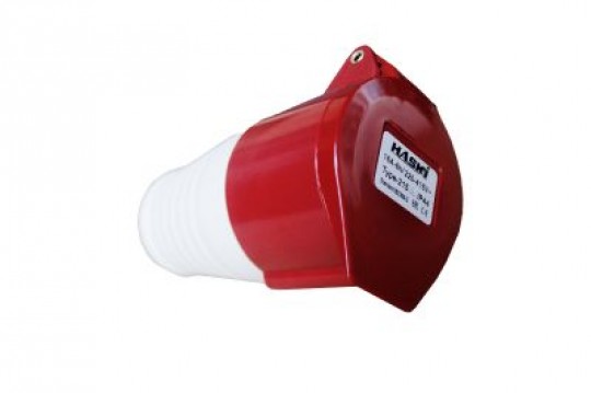 Розетка  215 переносная  3P+РE+N  16А  380В IP44 HASKI