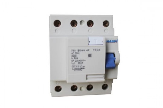 УЗО ВД1-63 4Р  80А 30мА HASKI
