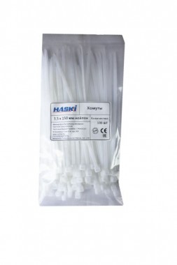 Хомут  3.5×150мм нейлон (уп.100 шт.) (150*3) HASKI