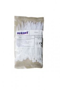 Хомут  2.5×100мм нейлон (уп.100 шт.) HASKI