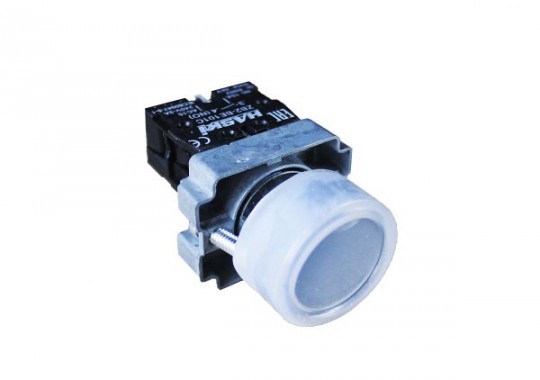 Кнопка управления BP21 черный без подсв. 1р, IP 54 HASKI