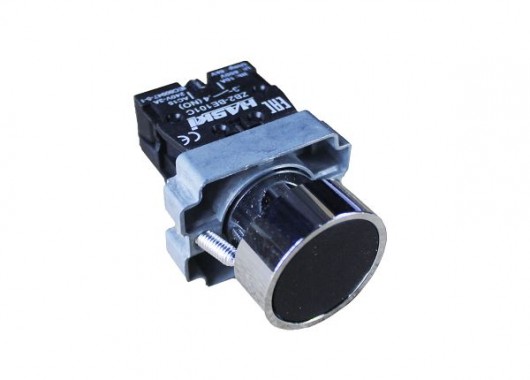 Кнопка управления BA21 черный без подсв. 1НО HASKI