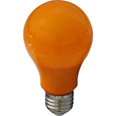Лампа светодиодная Ecola classic  LED color  12,0W A60 220V E27 Orange Оранжевая 360° (композит) 110x60 