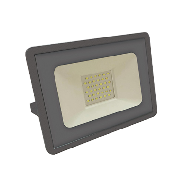 Прожектор светодиодный СДО 30Вт 6500К IP65 серый Фарлайт