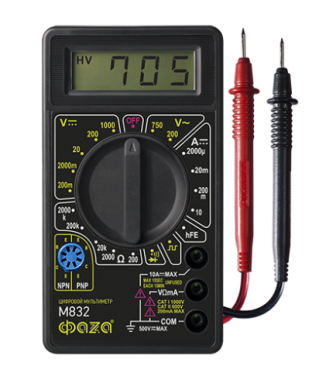Мультиметр ФАZА цифровой M832