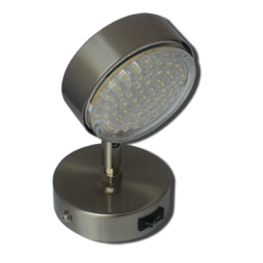 Светильник настенный Ecola GX53 FT3173 поворотный на коротком кроншт сатин-хром 152х80 /FS5331ECB/  