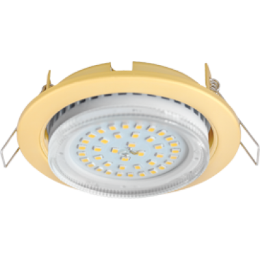 Светильник встраиваемый Ecola GX53 H4 без рефл. Сатин-золото 38x106 /SY53H4ECB/