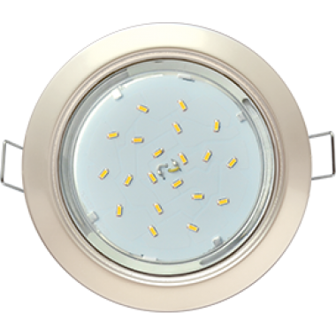 Светильник встраиваемый Ecola GX53 H4 без рефл. Жемчуг 38x106 /SP53H4ECB/