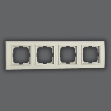 РАМКА ЧЕТВЕРТНАЯ (БЕЛЫЙ ЦВЕТ) GRANO