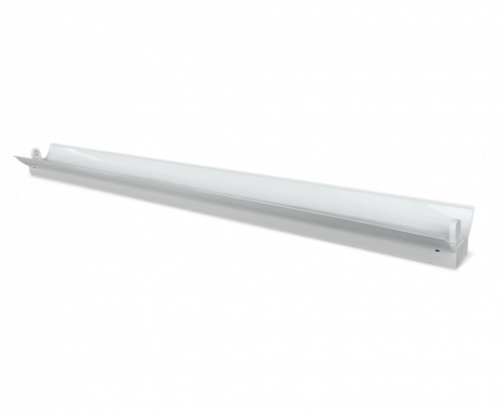 Светильник под светодиодную лампу SPO-101-1R 1хLED-T8-1200 G13 230В IP20 1200мм с рефлектором IN HOME