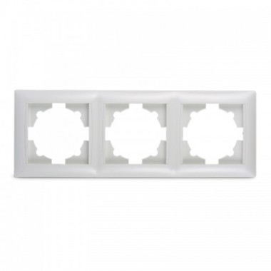 Рамка 3ая VALENZO  белая 6303H