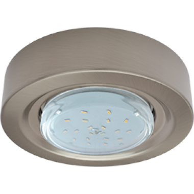 Светильник накладной Ecola GX53 FT3073  широкий сатин-хром 32х130 /FS5330ECB/