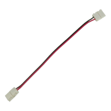 Коннектор Ecola LED strip connector соед кабель с двумя 2-х конт зажимными разъемами 8mm 15 см уп 3 шт /SC28C2ESB/