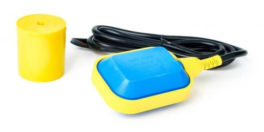 Выключатели поплавковые TSY-2 шнур 2M 16A синий-желтый HLT