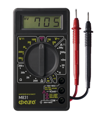 Мультиметр ФАZА цифровой M831