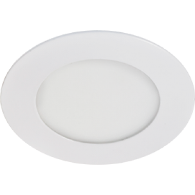 Панель светодиодная Ecola LED downlight встраив Круглый даунлайт с драйвером 6W 220V 6500K 120x20 /DRRD60ELC/