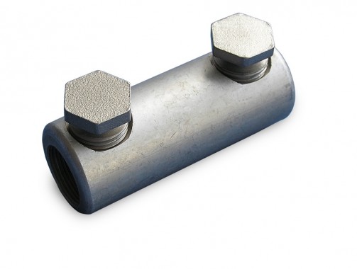 zeta11023 Соединитель болтовой СБ-2 70-120 мм (алюминиевый  болт) ЗЭТА