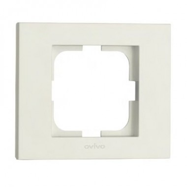 РАМКА ОДИНАРНАЯ (БЕЛЫЙ ЦВЕТ) GRANO