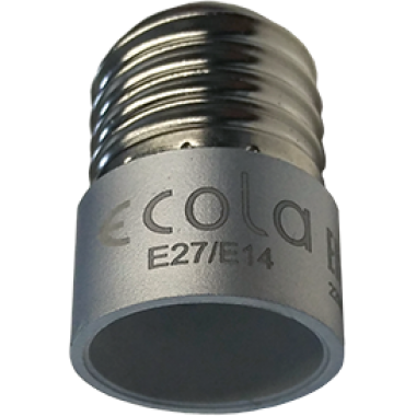 Переходник Ecola base с цоколя E27 на E14 серебряный /A7T14SEAY/