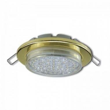 Светильник встраиваемый Ecola Light GX53-H6 металл. плоский золото 101x16 /TG5325ECB/