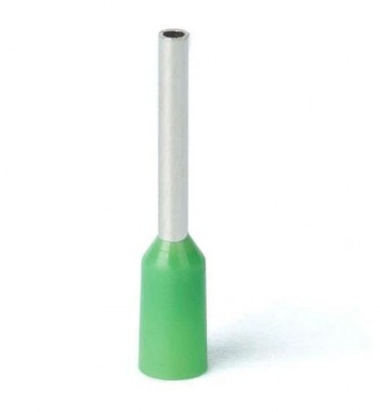 Наконечник-гильза Е16-18 16мм² с изолированным фланцем зеленый (уп./100 шт)  HLT